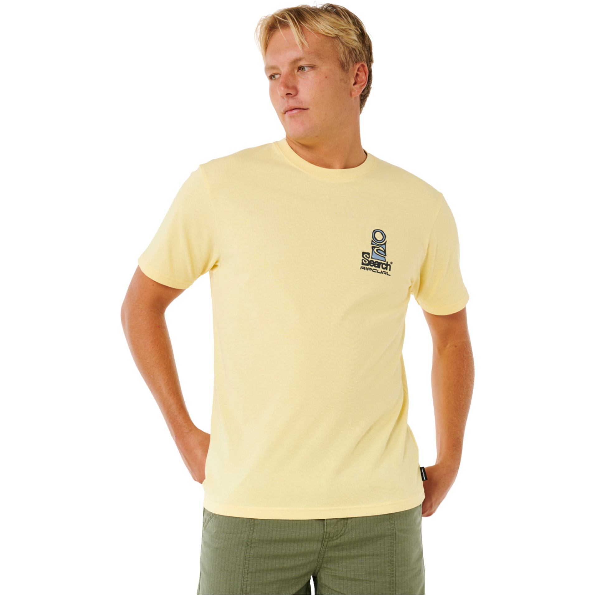 2026 Camiseta Masculina Vaporcool Search Stack Da Rip Curl 0K5MTE - Sunlight